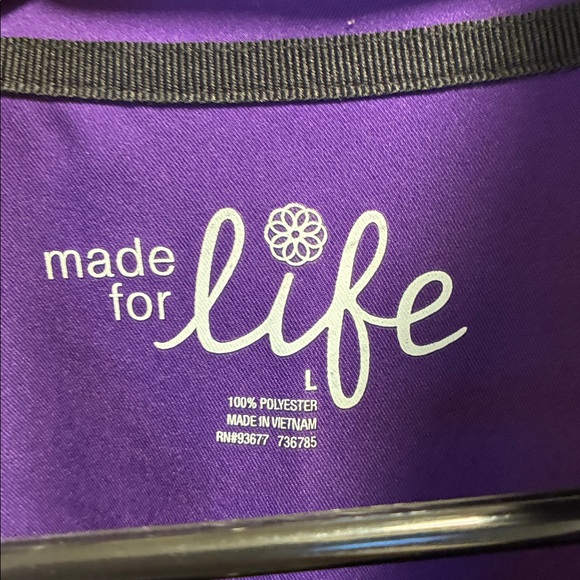 Made for Life Purple and Black track jacket - Picture 7 of 8